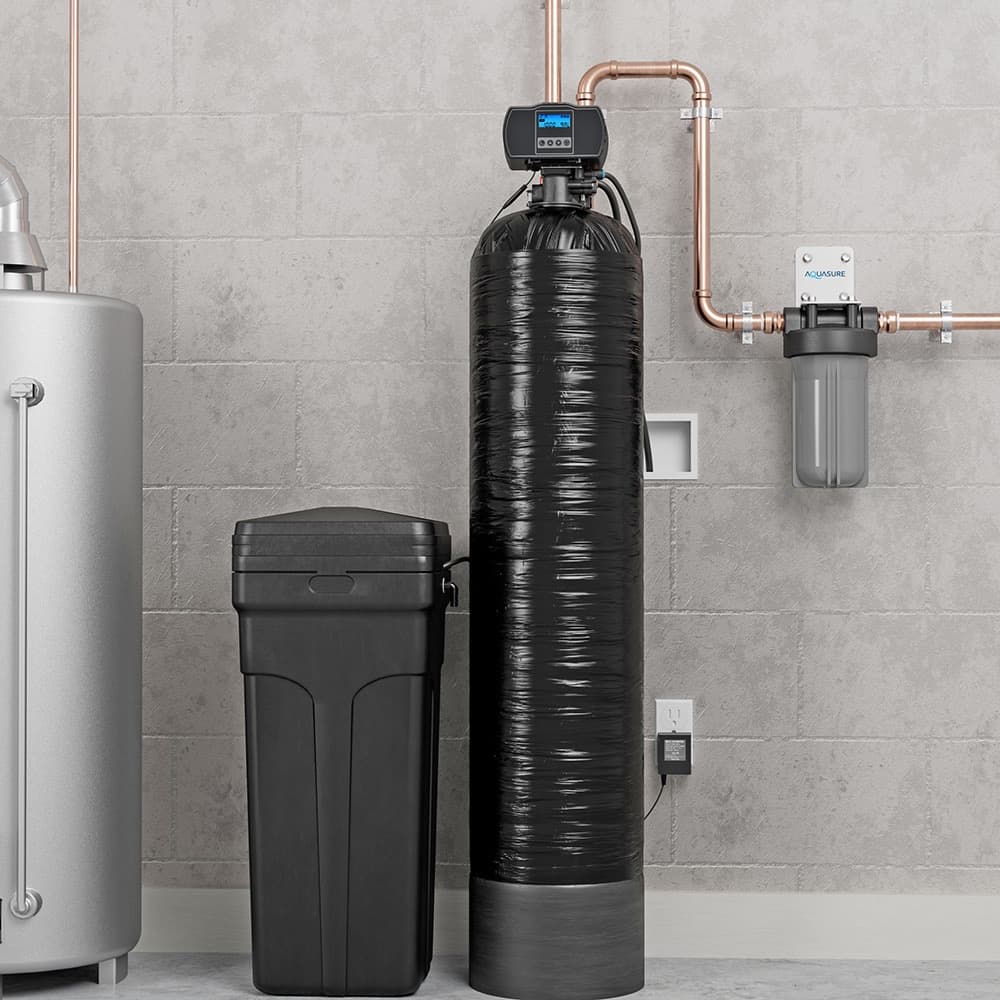 NSP Plumbing water softener installation in a Grand Rapids home