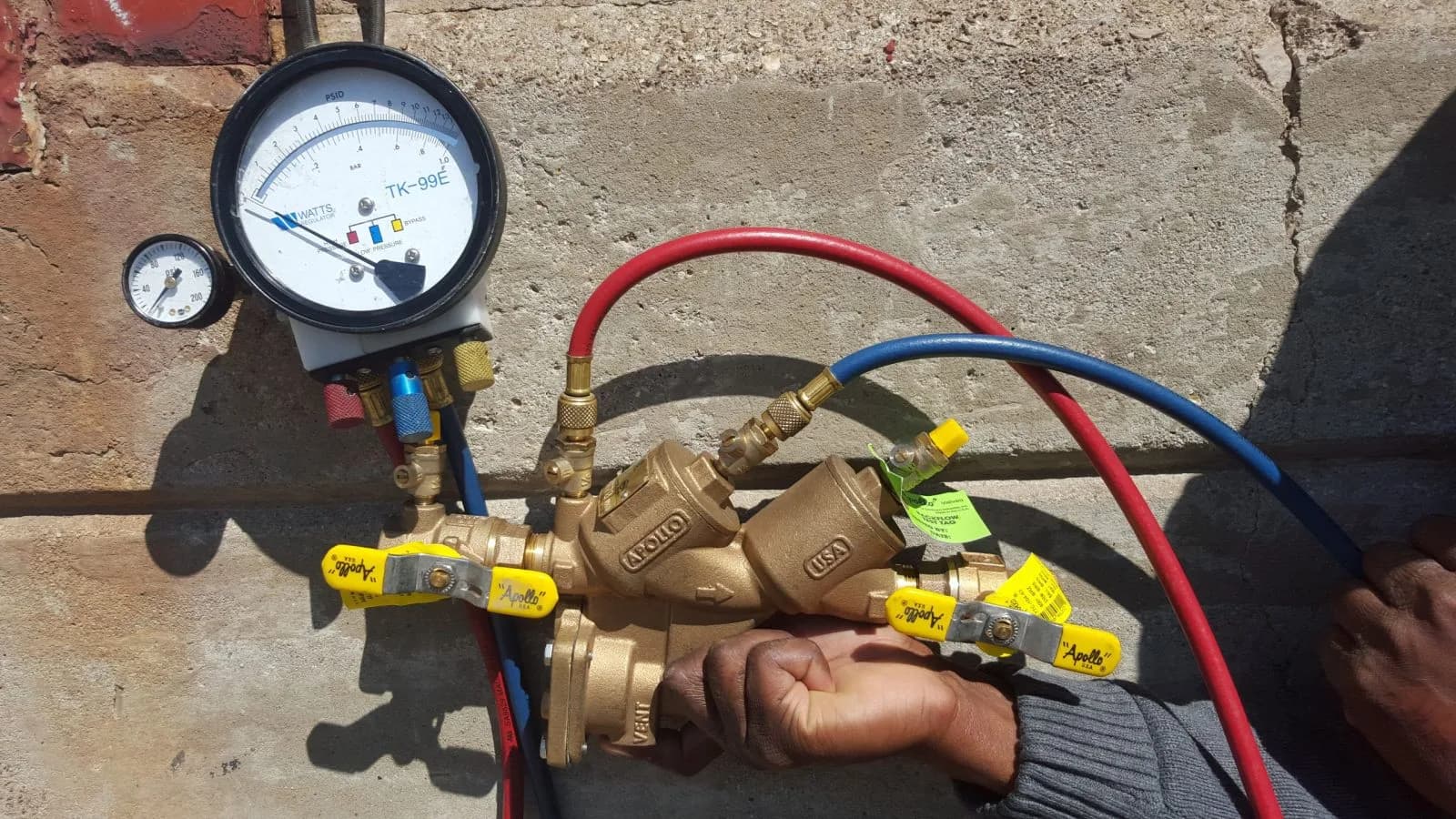 Certified residential backflow testing for lawn sprinkler and irrigation systems in Grand Rapids, MI by NSP Plumbing