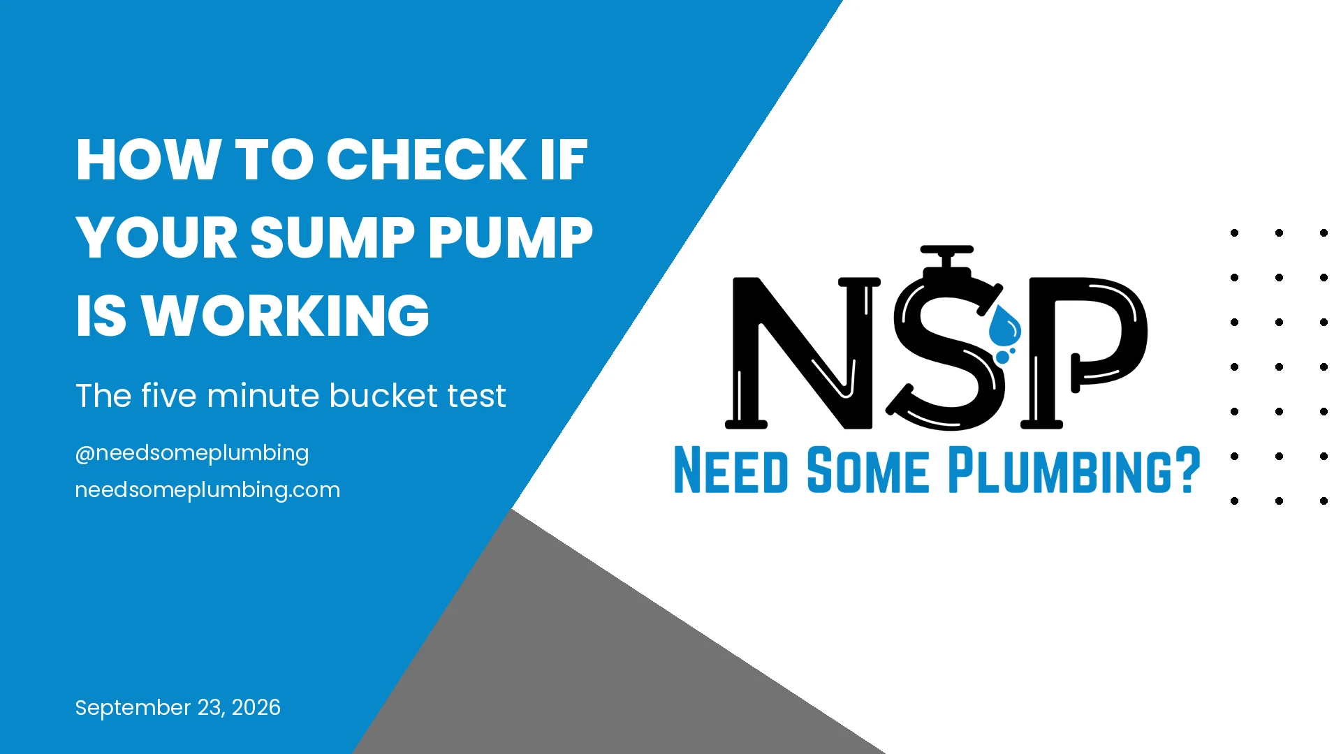 How to Check If Your Sump Pump Is Working