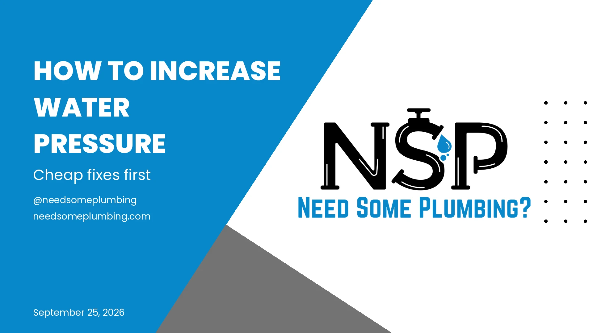 How to Increase Water Pressure in Your House