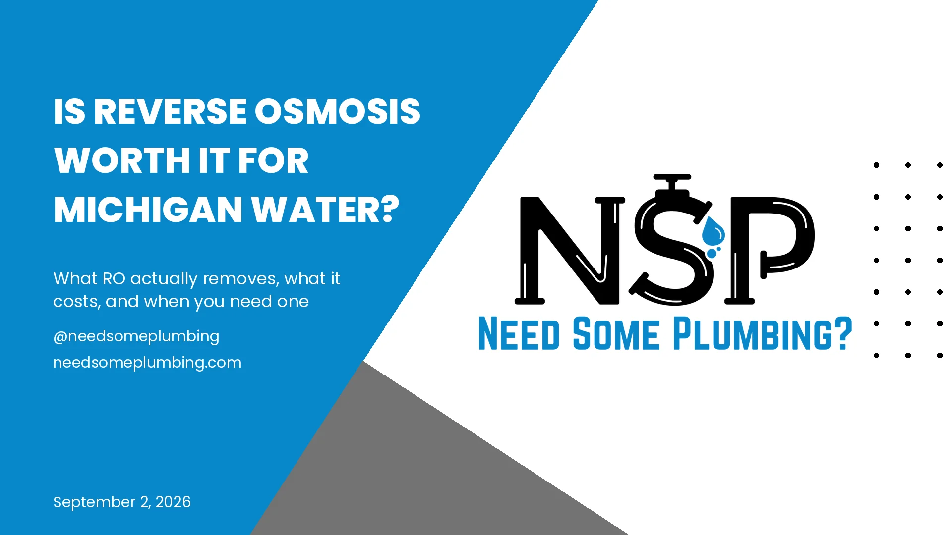 Is Reverse Osmosis Worth It for Michigan Water?