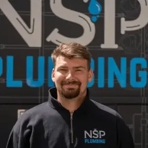 Nate Paggeot, founder of NSP Plumbing
