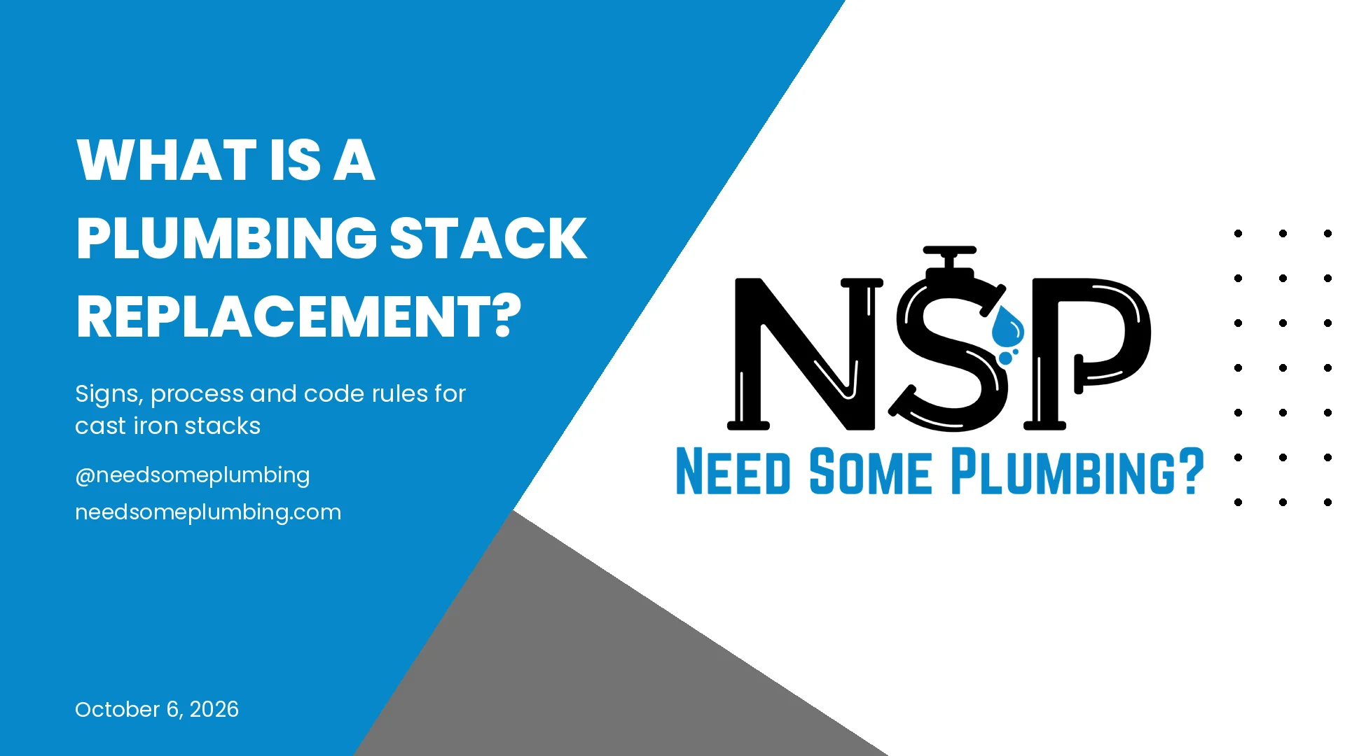 What Is a Plumbing Stack Replacement?
