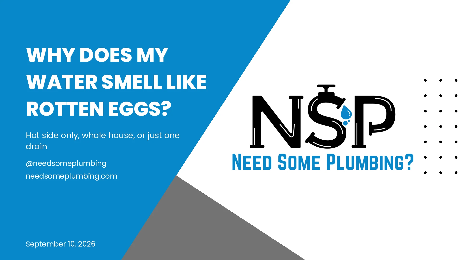 Why Does My Water Smell Like Rotten Eggs?